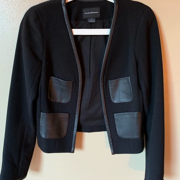 Club Monaco Cropped Blazer - Picture 1 of 4